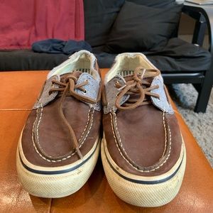 Sperry topsiders. Rarely worn!!